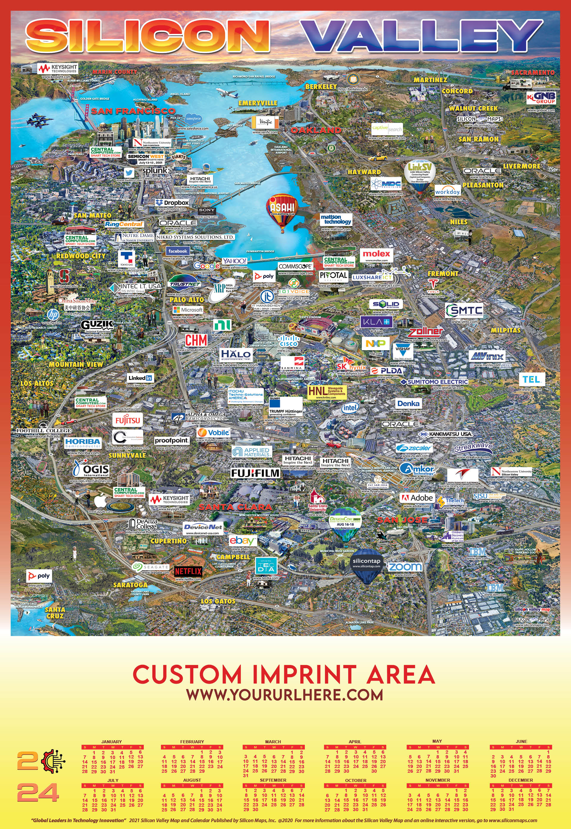 Silicon Valley Map homepage