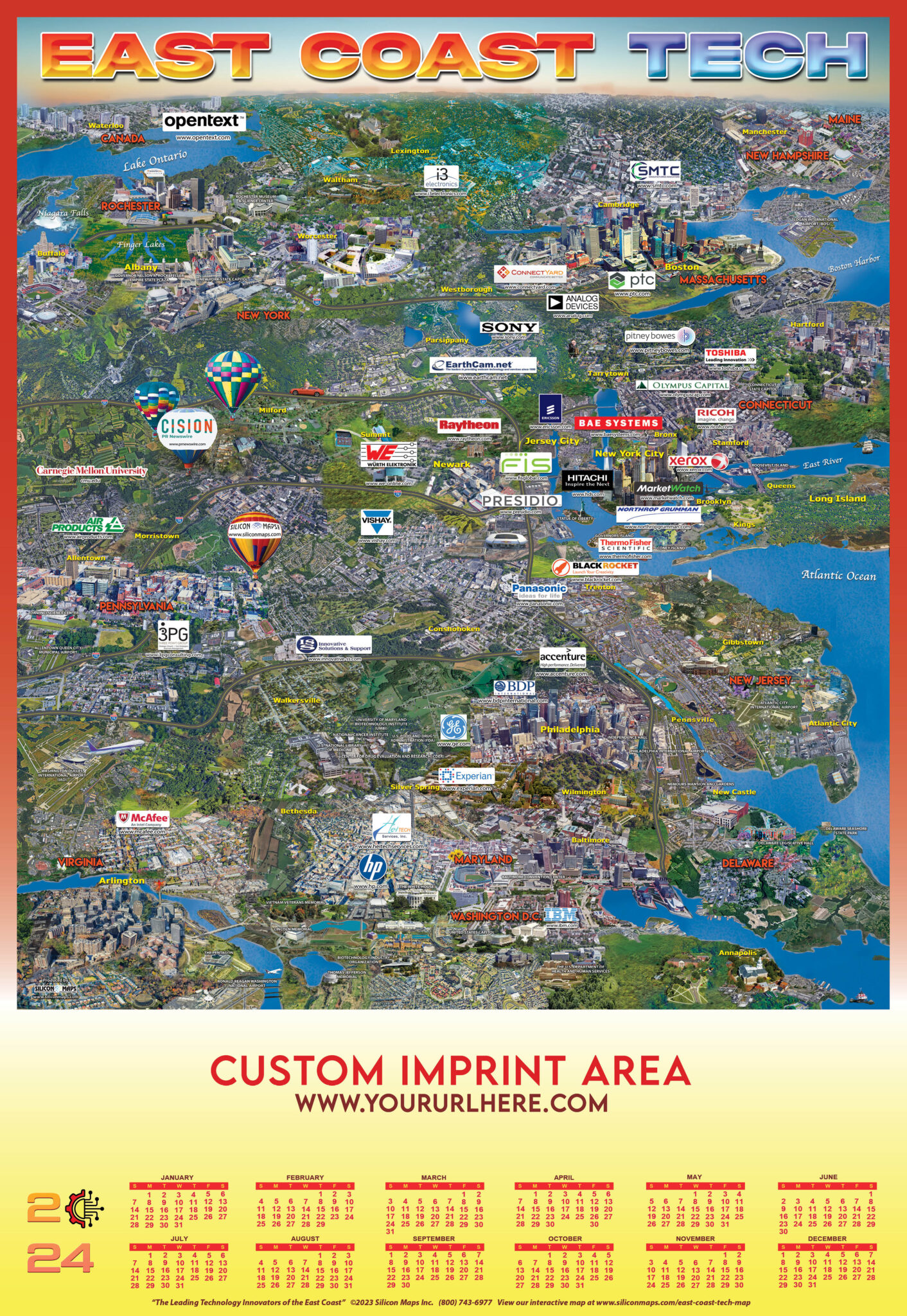 East Coast Tech Map homepage